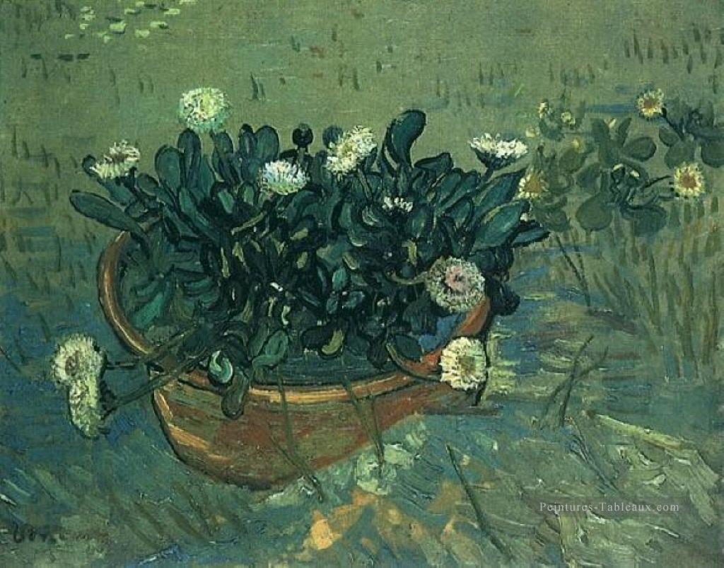 Nature morte bol avec des marguerites Vincent van Gogh Peintures à l'huile